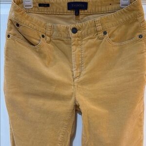 Talbots Heritage cords lightweight in great condition butter yellow tan
